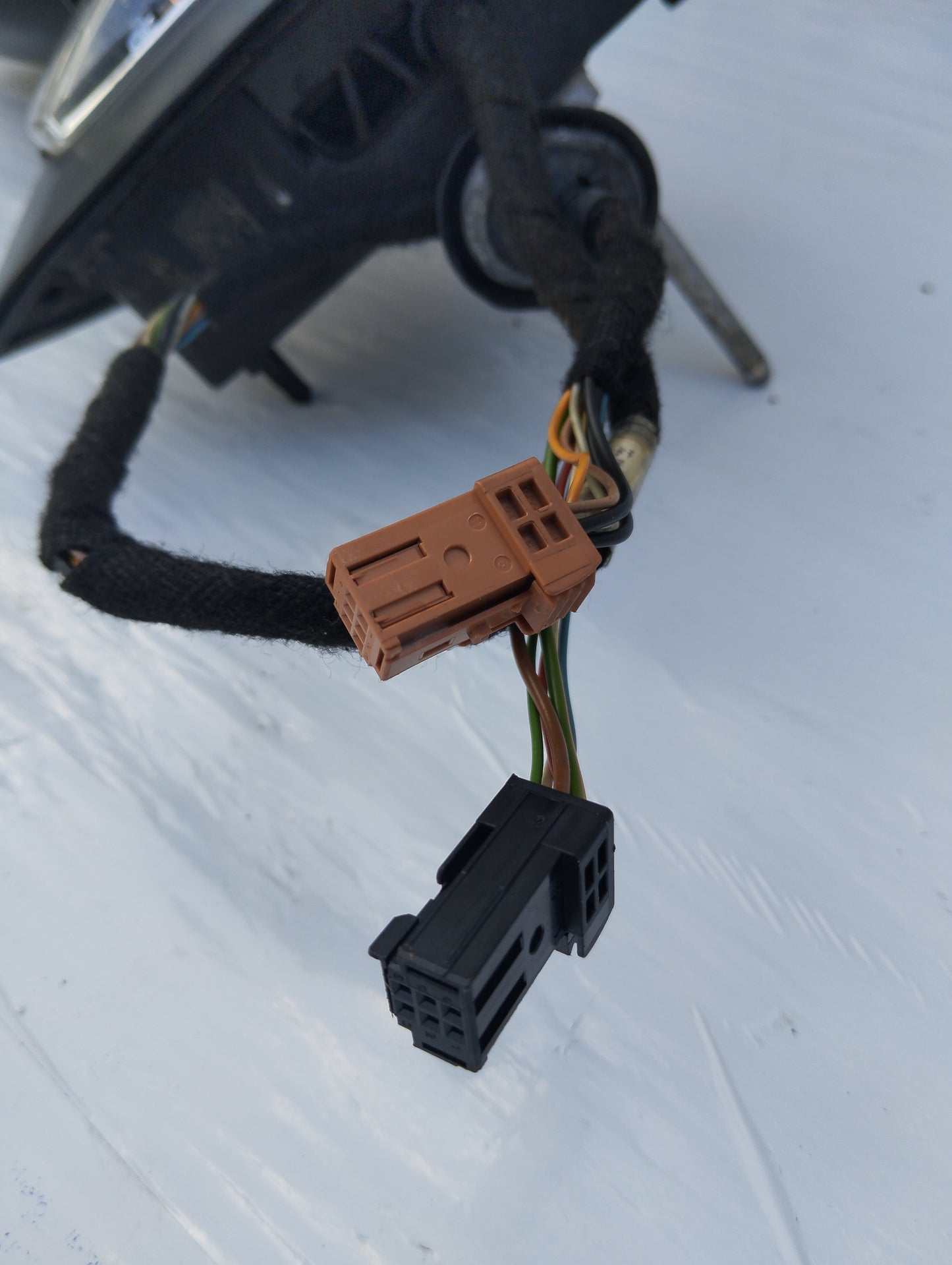 Elektrischer rechter Außenspiegel, weiß, Peugeot 3008, Baujahr 2012, 11-adrig, 2-polig, ecoAG5684