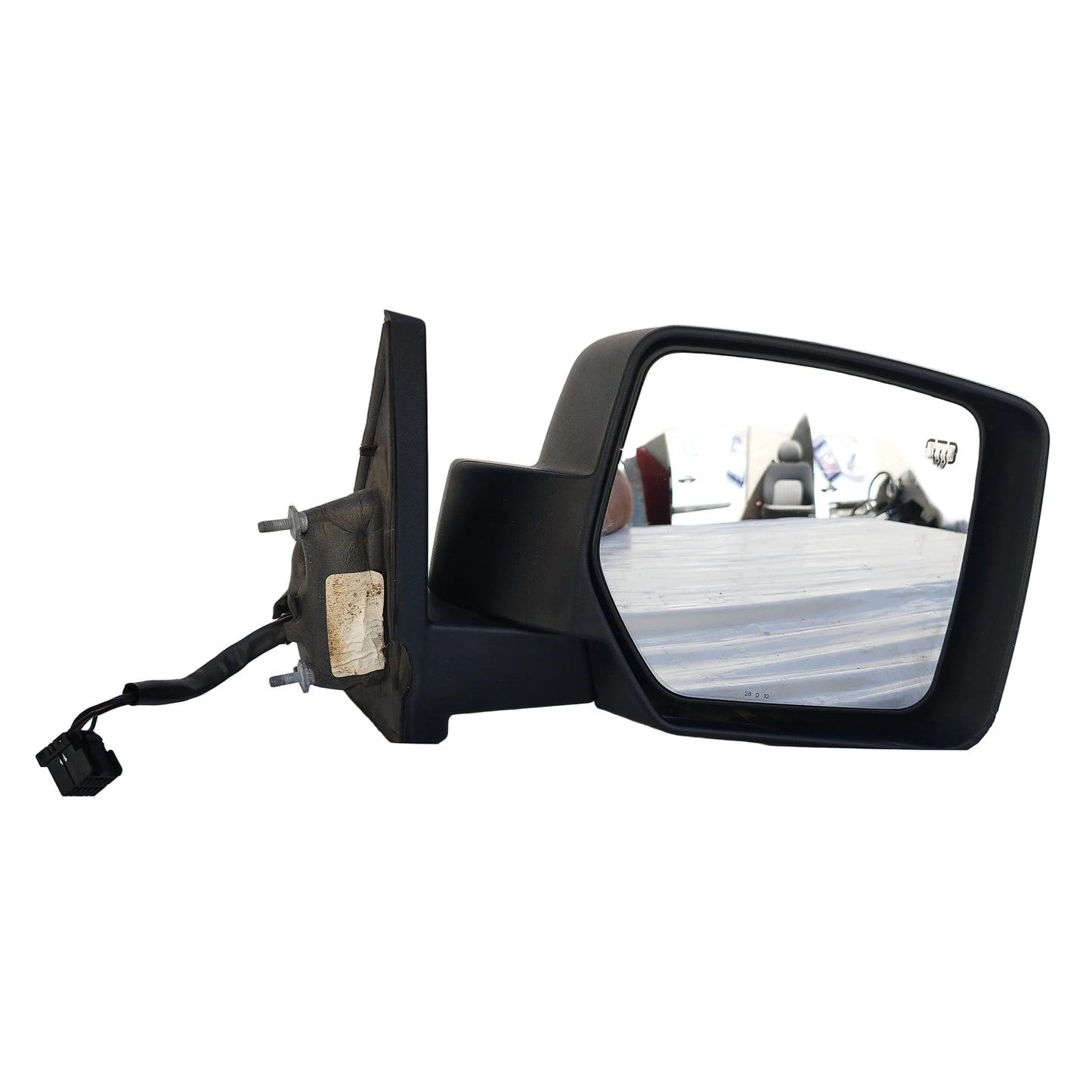 Specchietto elettrico anteriore dx nero plastica Jeep Patriot 2011-2017 (5 fili) ecoDM370