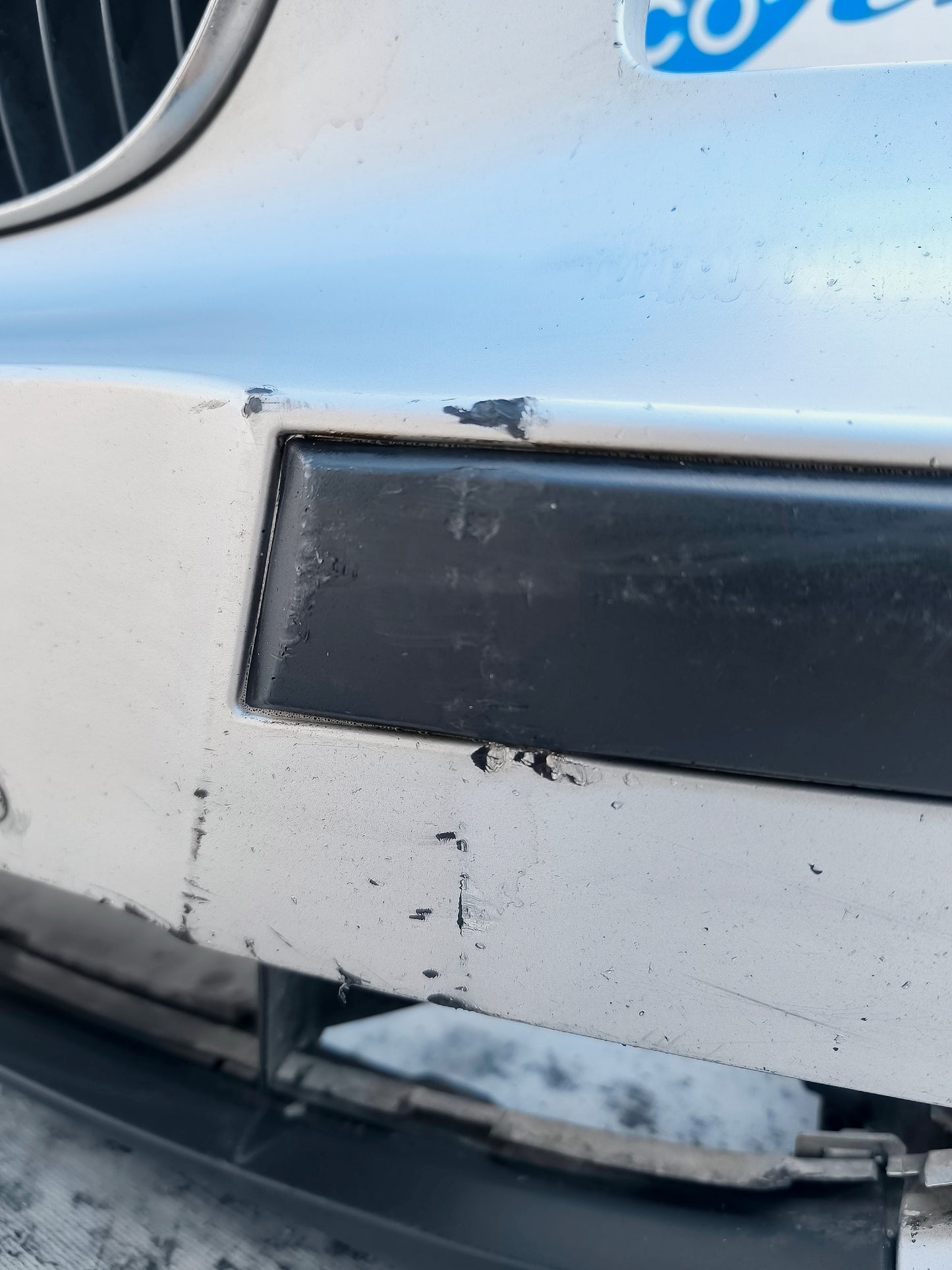 Paraurti anteriore grigio argento Bmw Serie 1 e87 anno 2005 ecoAG6355