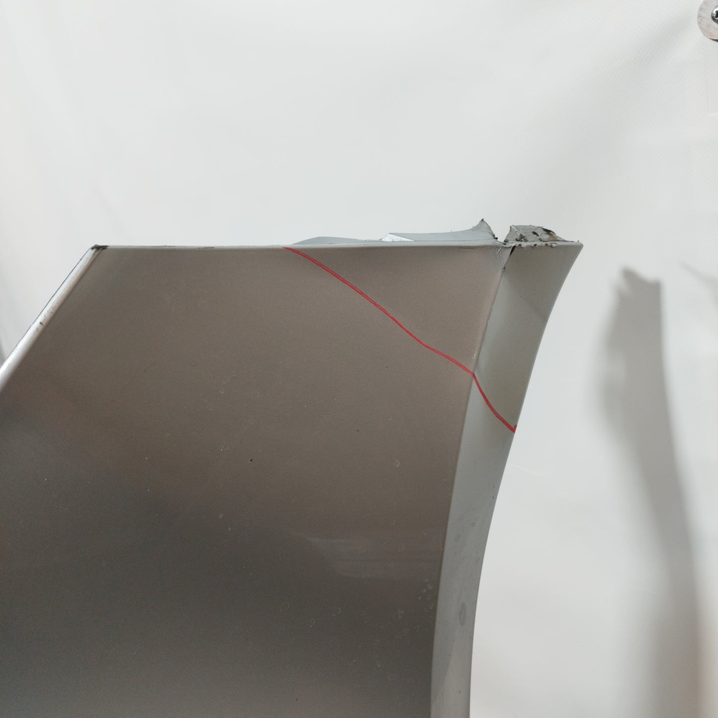 Front bumper silver grey Seat Ibiza 2012 ecoAC11431