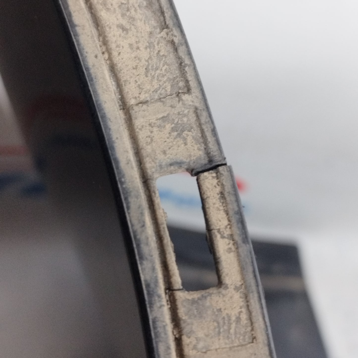 Schwarze Heckstoßstange Audi A4 SW 2006 ecoAC9745