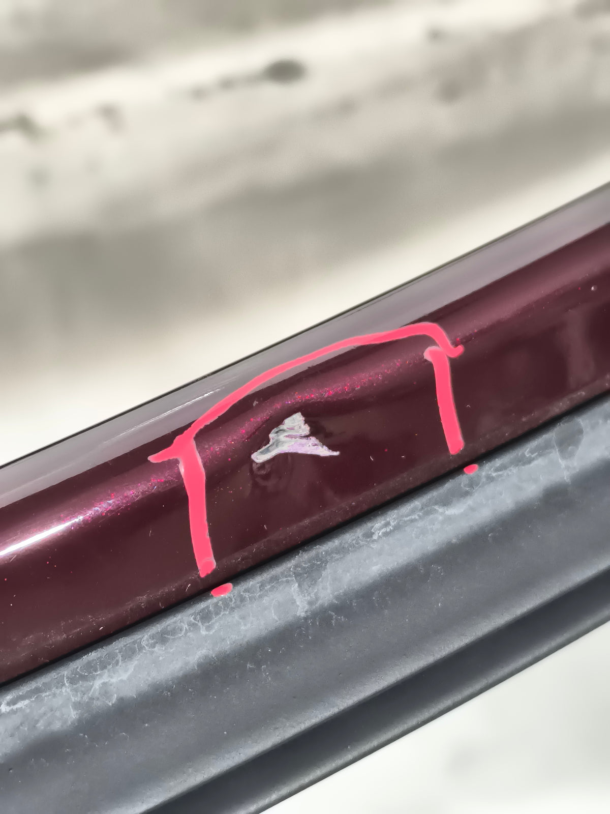 Sportello dx bordeaux Fiat 500 Dolcevita (312) 2007-2024 ecoAG9717