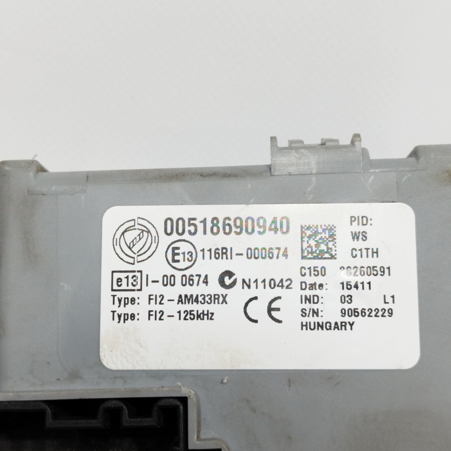 Zündkit Fiat Punto Evo 1.3MTJ 95 PS 2012 Code: 51892328 ecoAC11245