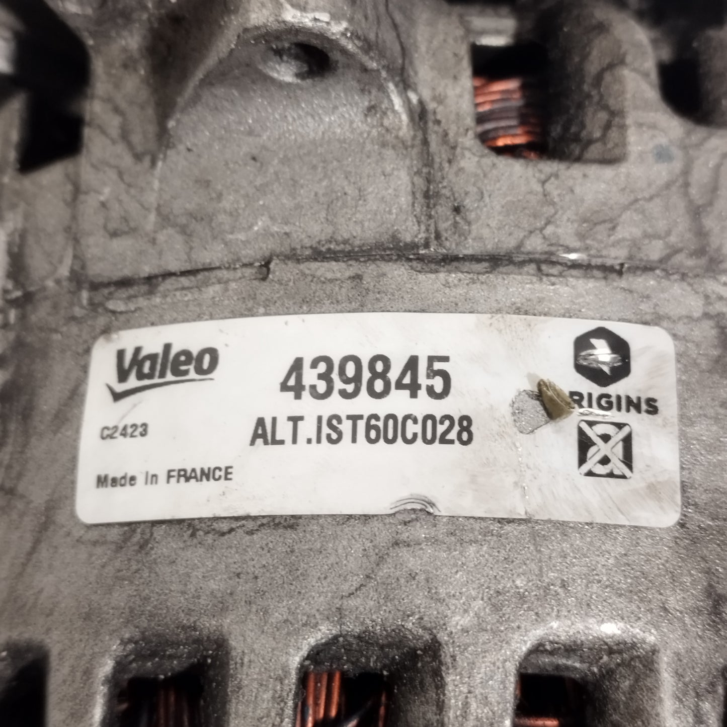 Alternatore Start e Stop Peugeot 308 1.6 D 2013 Cod: a623000a ecoAC15004