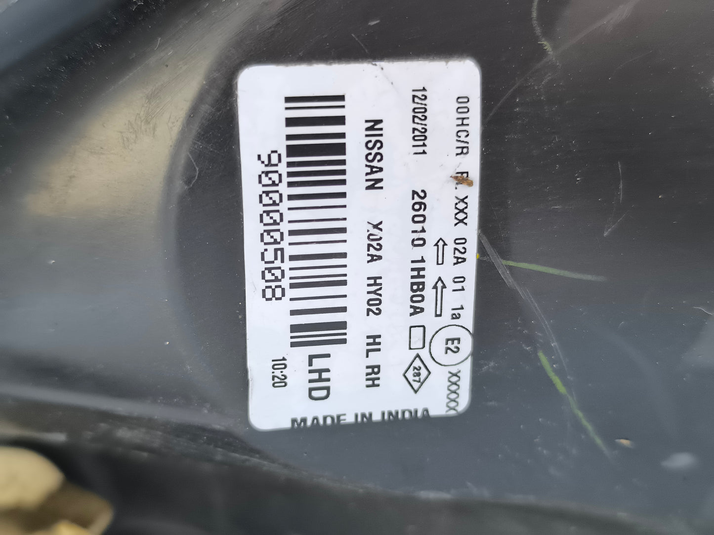 Fanale anteriore dx Nissan Micra K13 2010-2013 ecoAG8412