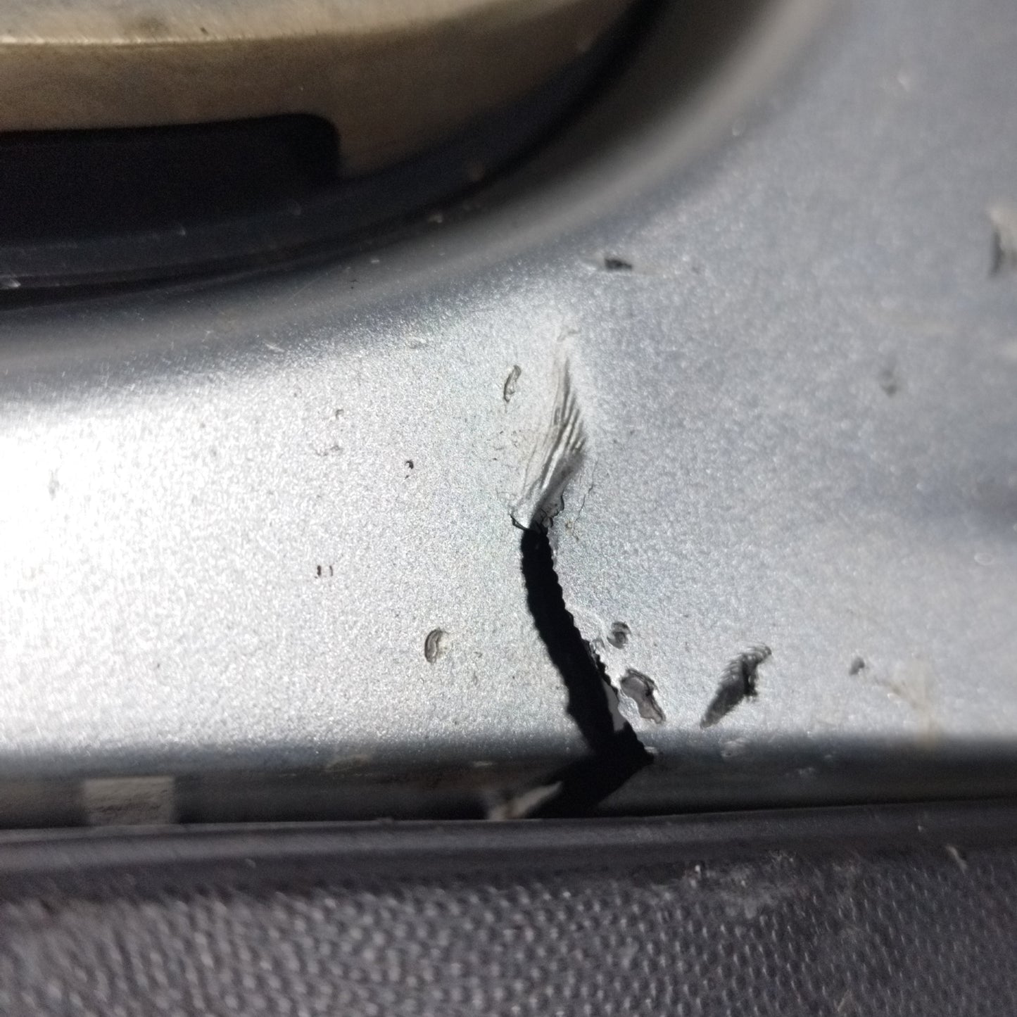 Silver Grey Front Bumper Volkswagen Jetta 2006 ecoAC10697