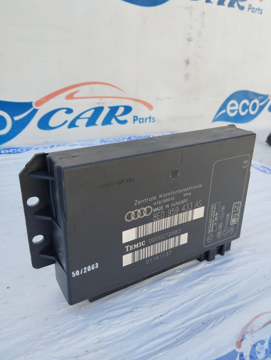 Centralina comfort Audi A4 2003 cod: 8E0959433AS ecoAG5592