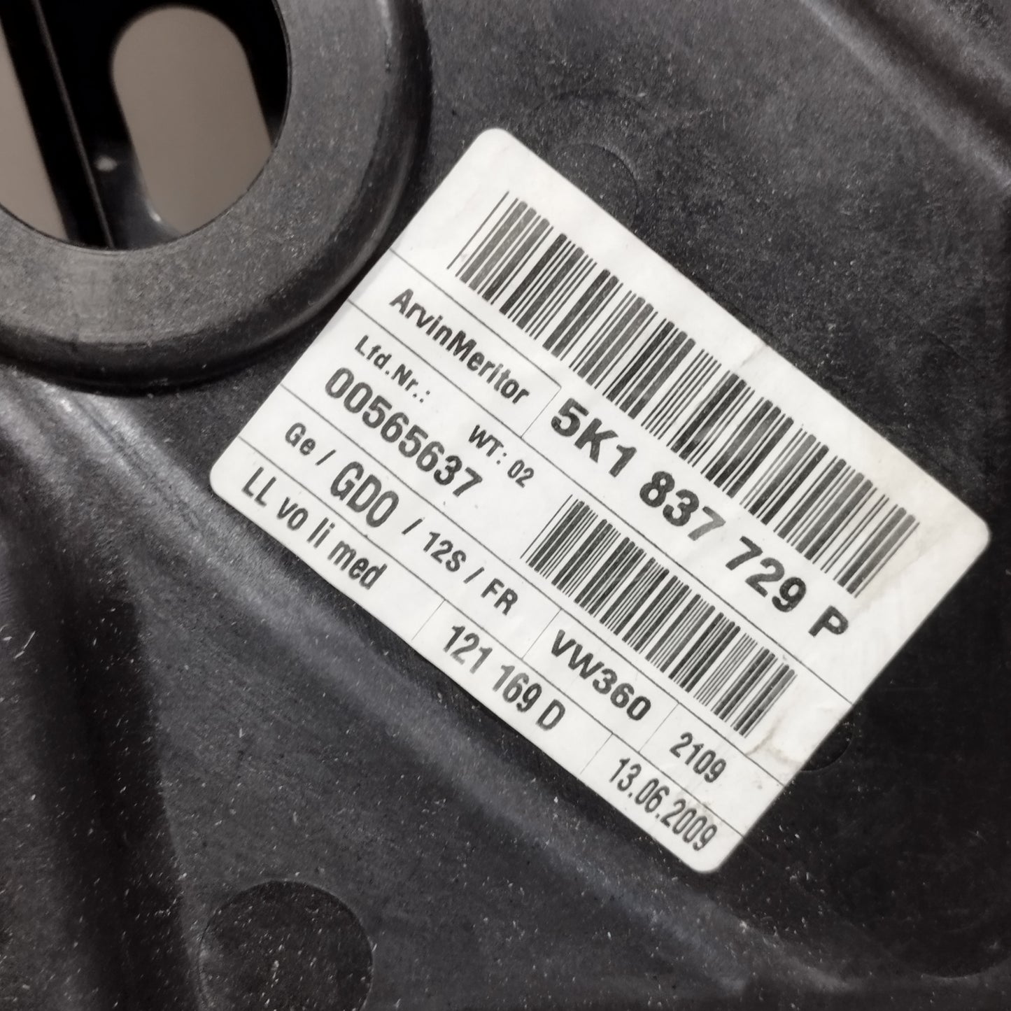 Cremagliera anteriore sx a pannello Volkswagen Golf 6 2010 3 Porte Cod: 5K1837729P ecoAC13993