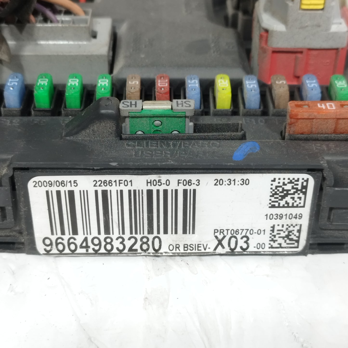 Kit accensione Citroen C3 I (FC / FN) 1.4 B 2007-2009 cod: SW96665424480 ecoAC16248
