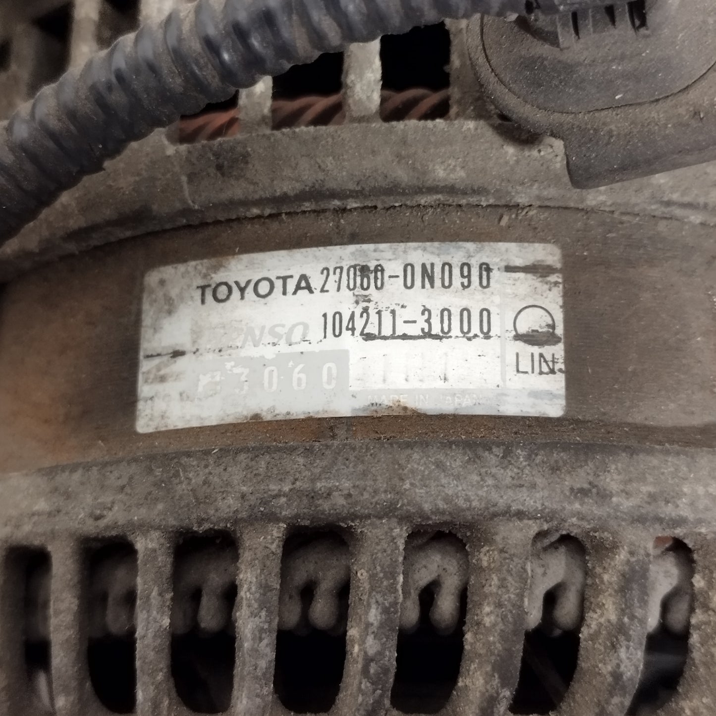 Alternatore Toyota Yaris 1.4 D 2013 Cod: 27060-0n090 ecoAC12971
