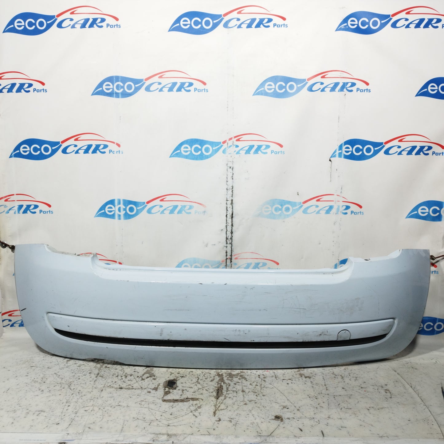Light blue rear bumper Fiat 500 2009 ecoAC10399