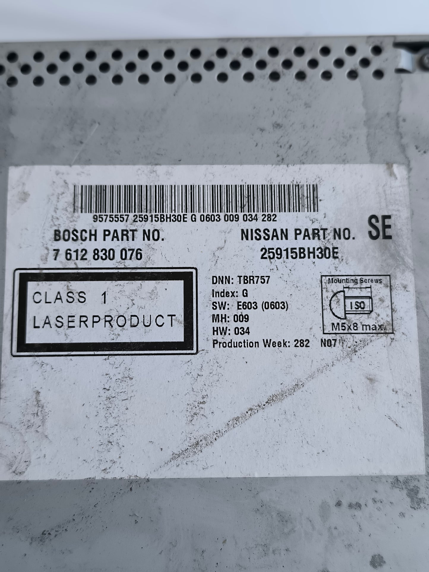 Autoradio navigatore Nissan Qashqai J10 2010-2014 cod: 7612830076 ecoAG8564