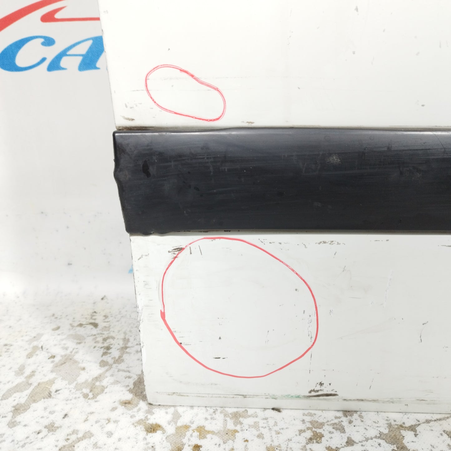 Weiße vordere rechte Tür Fiat Multipla 2008 ecoAC1451