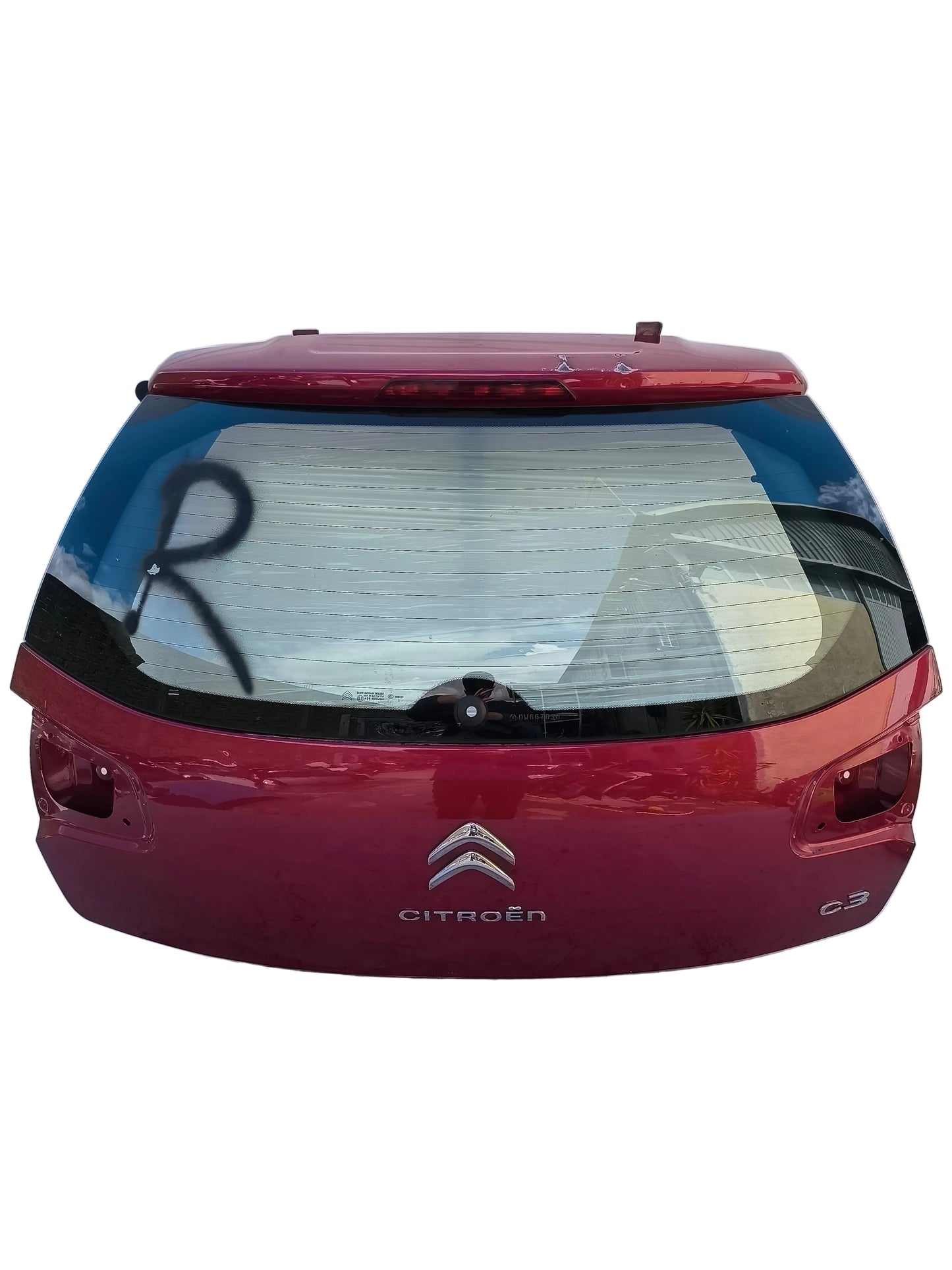 Portellone rosso Citroen C3 Restyling anno 2013-2016 ecoAG7989