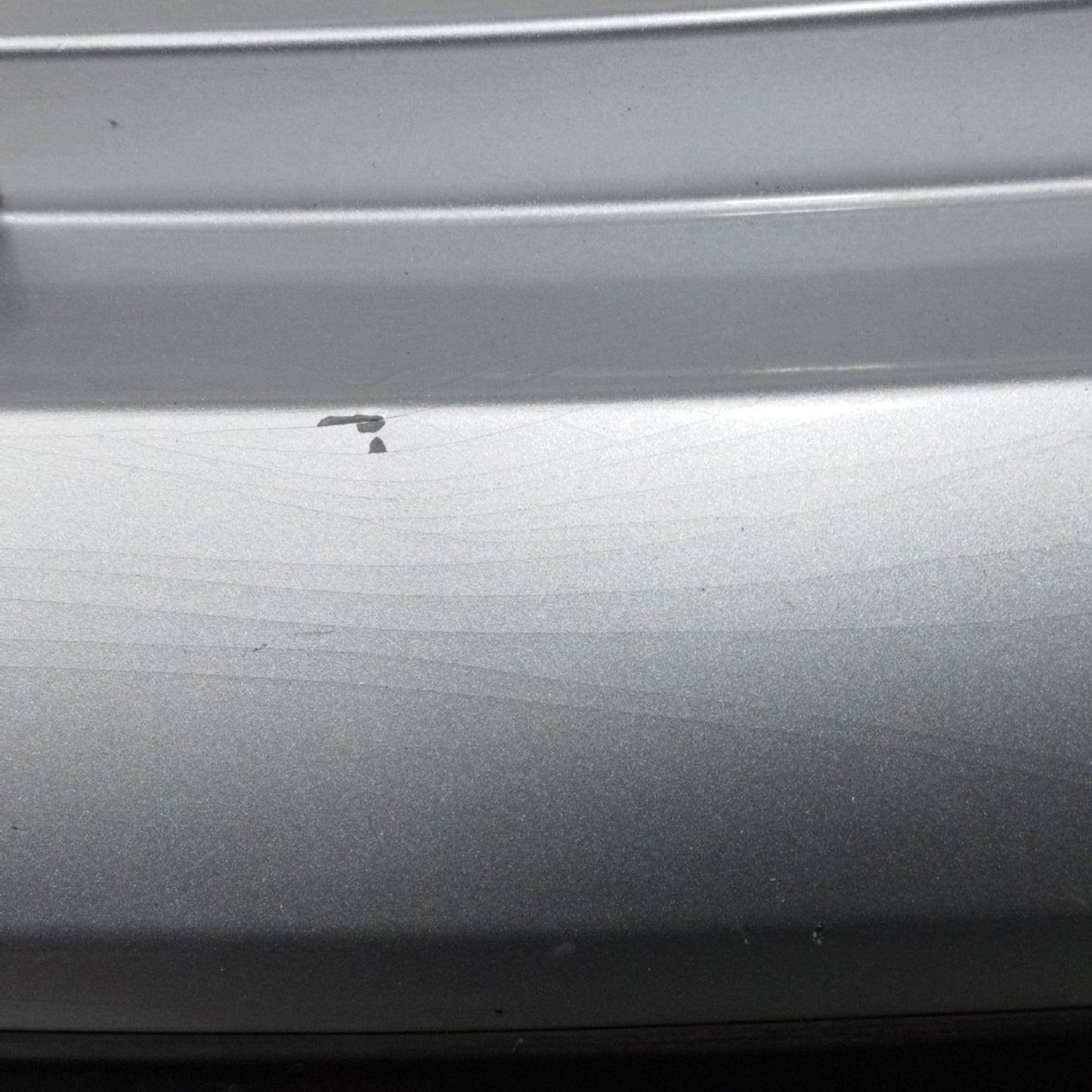 Rear bumper silver grey Fiat Punto 2005 5 Doors ecoAC11013