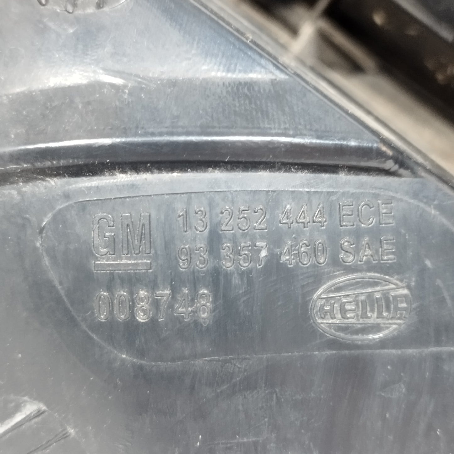 Rechte Rückleuchte Opel Astra J 2007 Code: 13252444 ecoAC13348