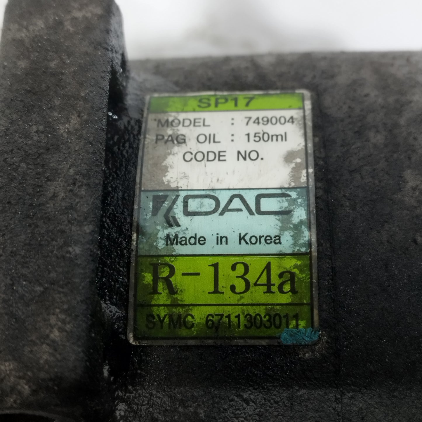 Compressore A/C SsangYong Korando 2.0 D 2013 cod: 6711303011 ecoAC14637