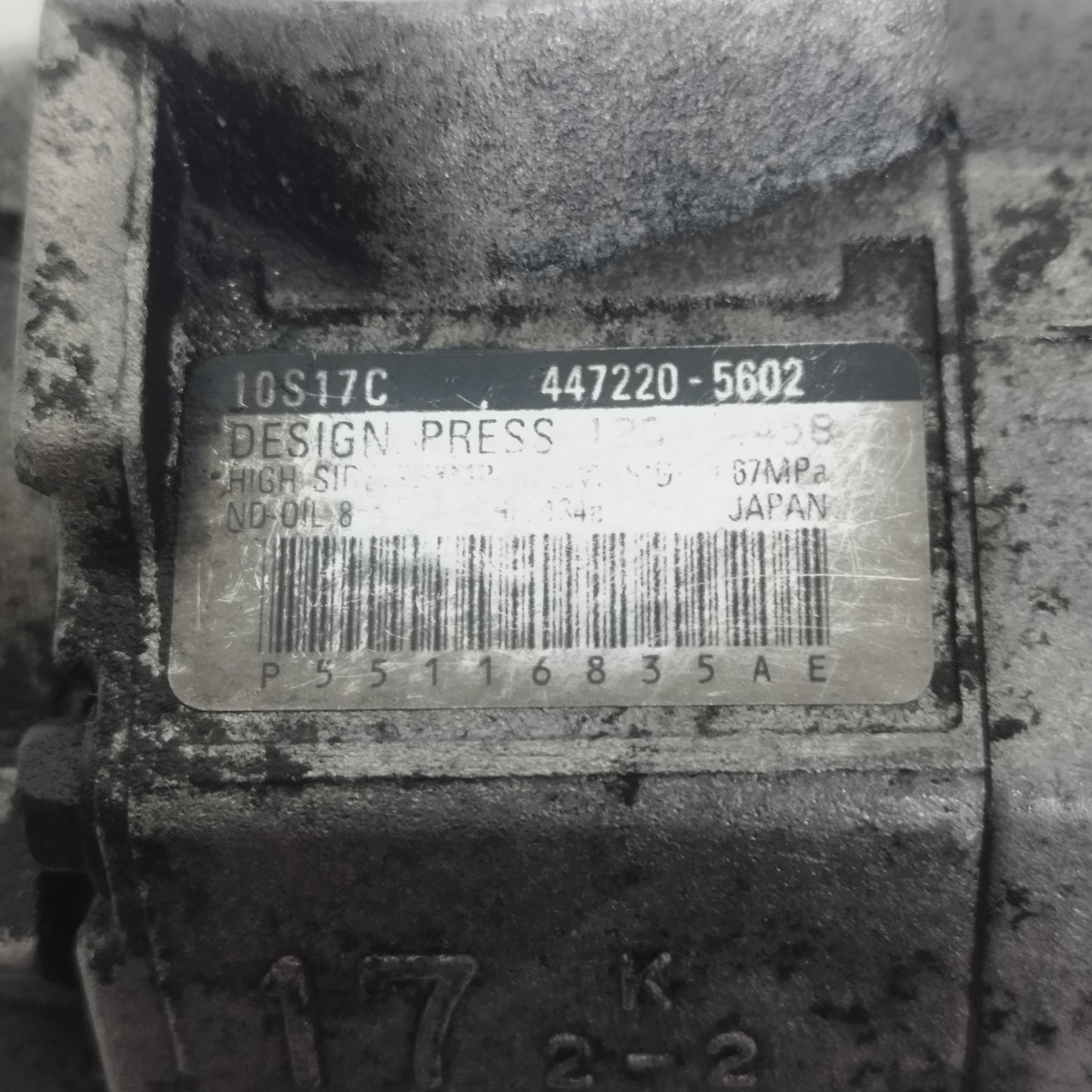 Compressore a/c Jeep Grand Cherokee 3.0 CRDI 2007 cod: 447220-5602 ecoAC14600