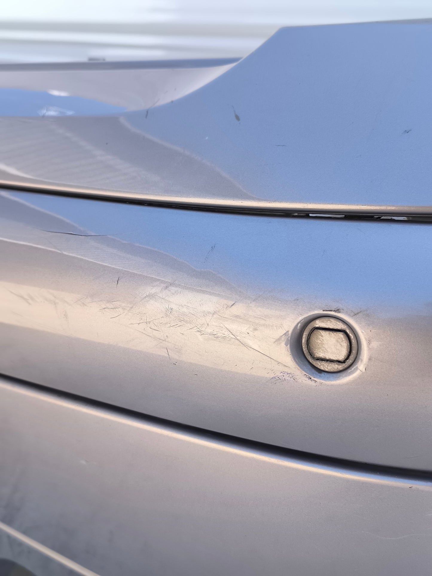 Paraurti posteriore grigio Citroën C3 anno 2006 ecoAG8372