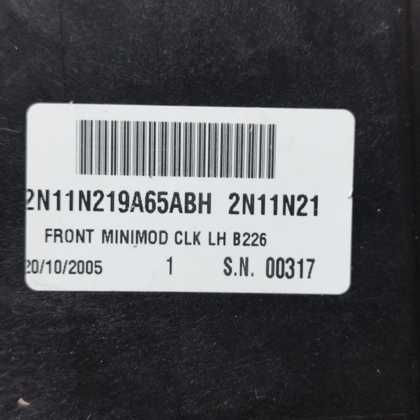 Front left lock Ford Fusion 2005 8 Pin code: 2N11N21 ecoAC10029