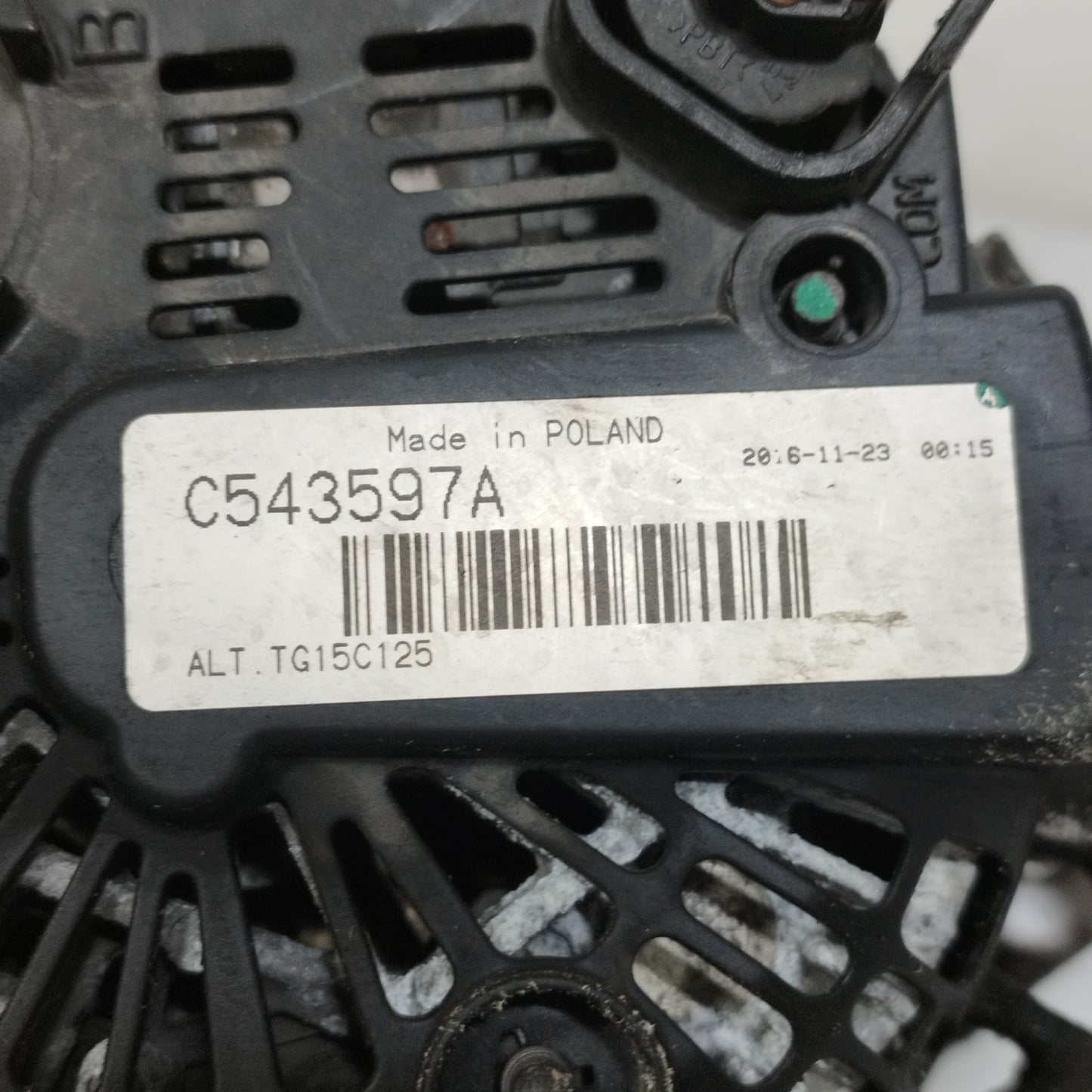 Alternatore Renault Master 2.3 D 2010-2019 1 pin cod: C543597A ecoAC15564