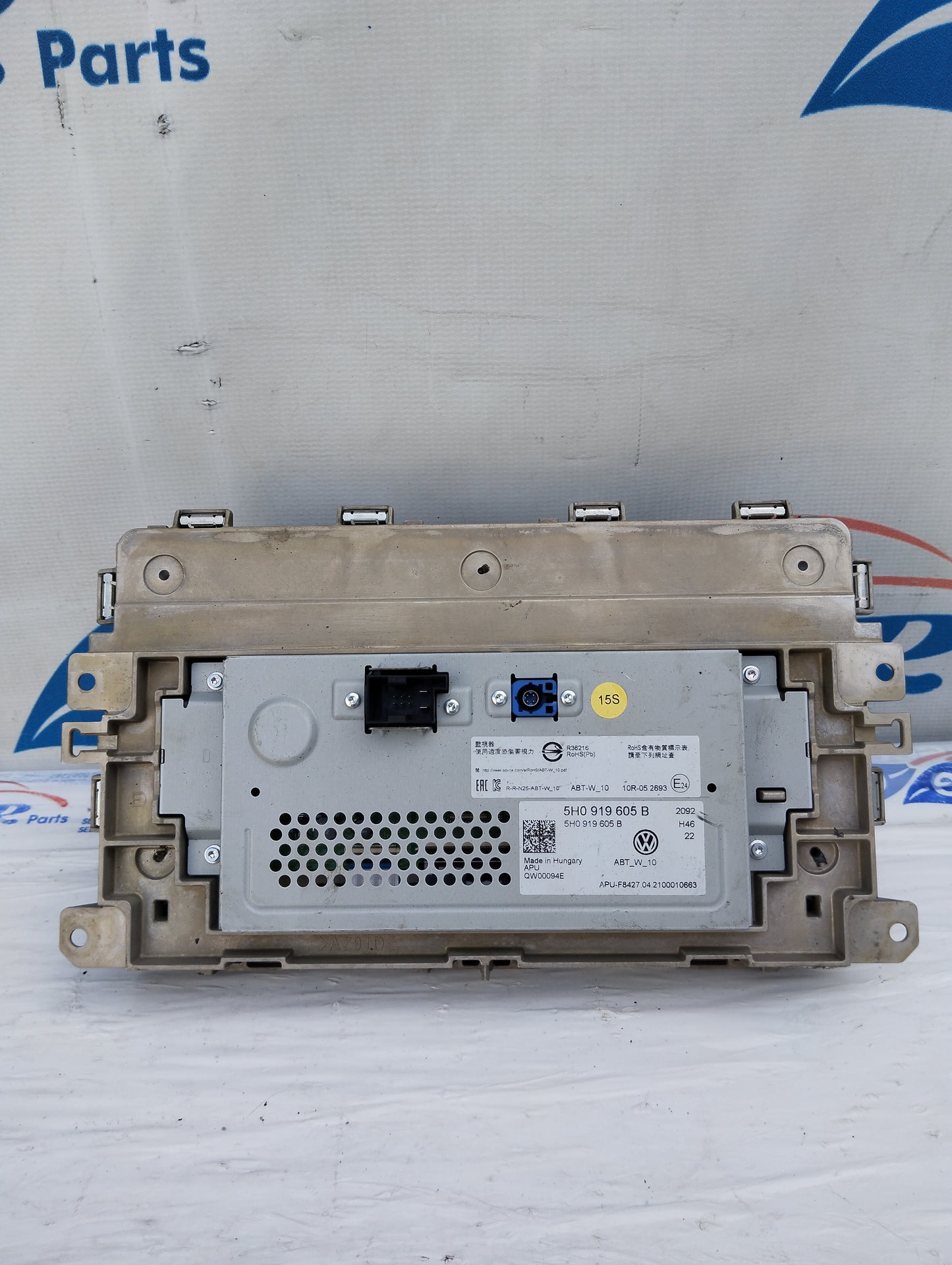 Display autoradio Volkswagen Golf 8 cod: 5h0919605b ecoAG5590