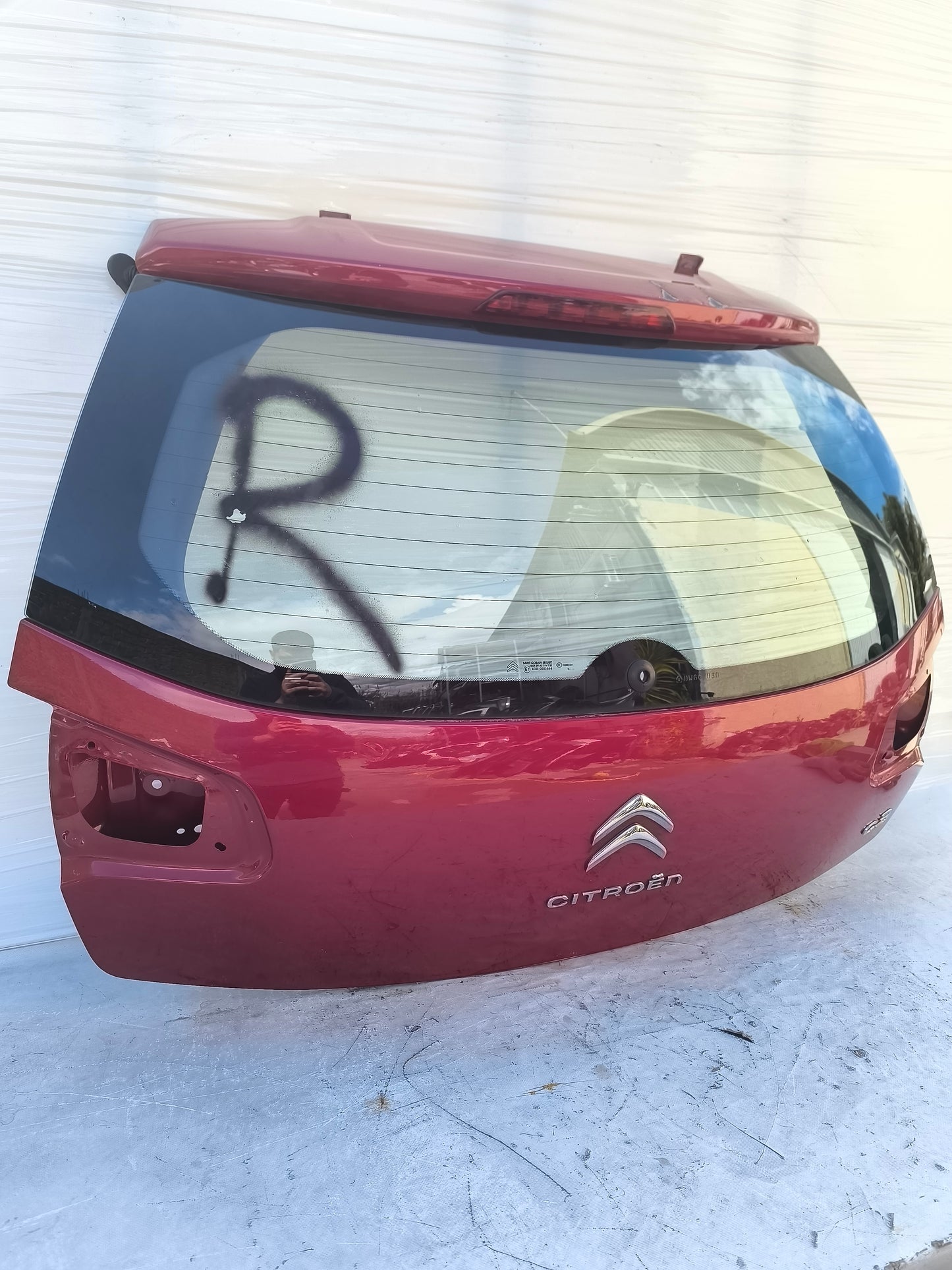 Portellone rosso Citroen C3 Restyling anno 2013-2016 ecoAG7989