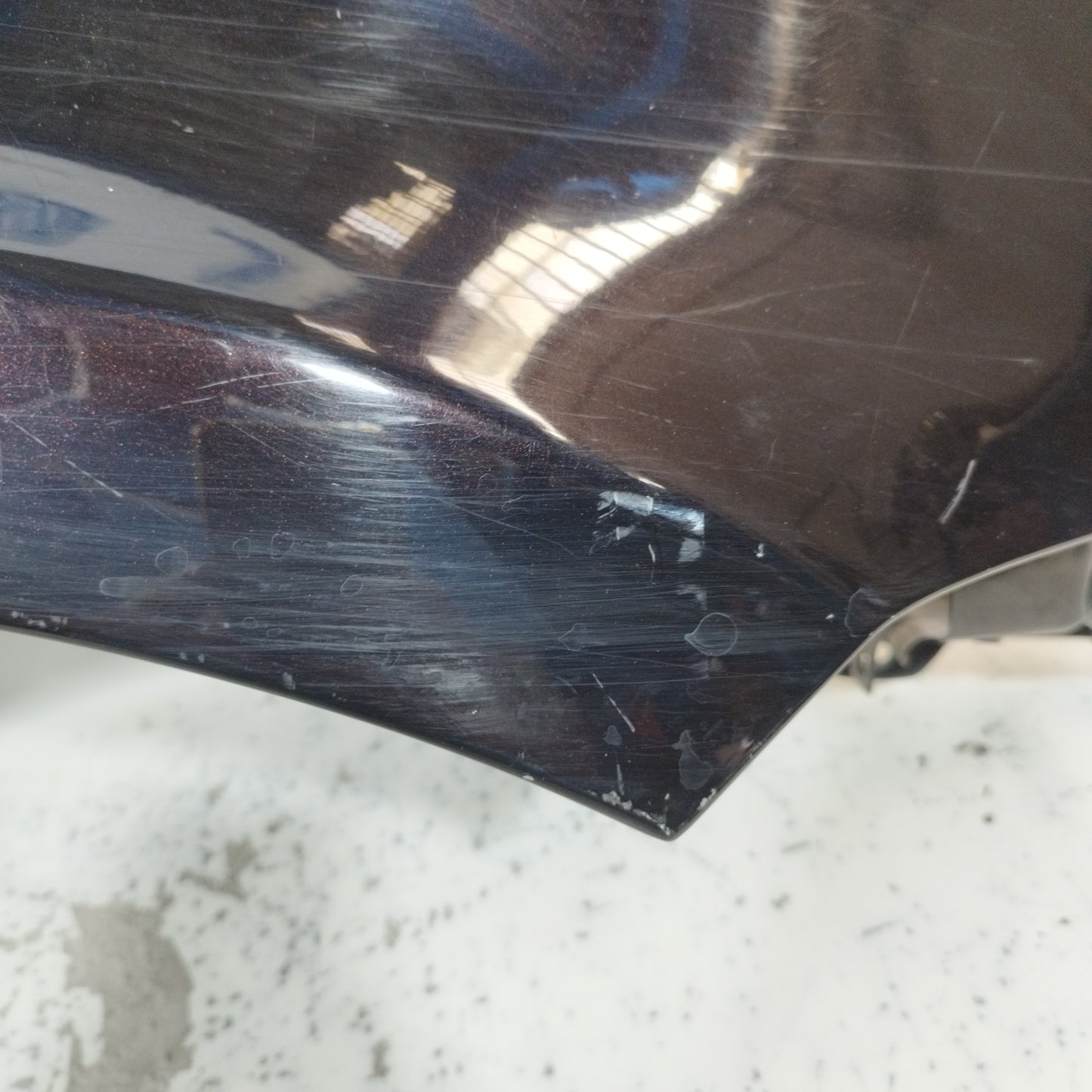 Front mudguard right black modigliani Lancia Musa 2010 ecoAC8539