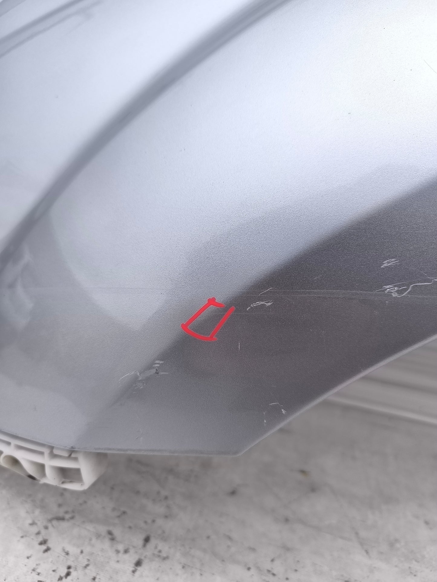 Parafango sx Mitsubishi Outlander II anno 2007-2012 grigio argento ecoAG8228
