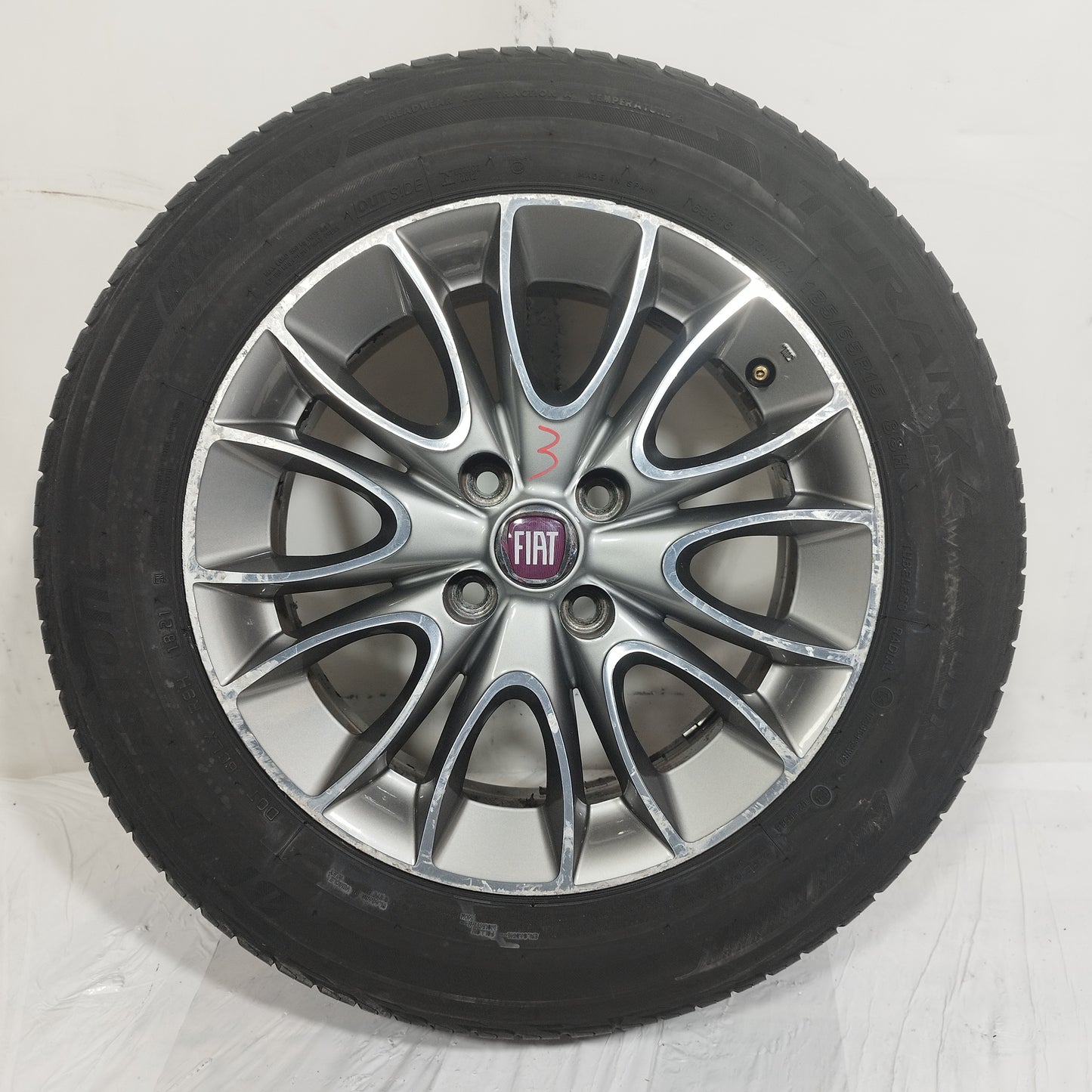 Cerchi in lega con gomme Fiat punto Evo 2012 ecoAC15266