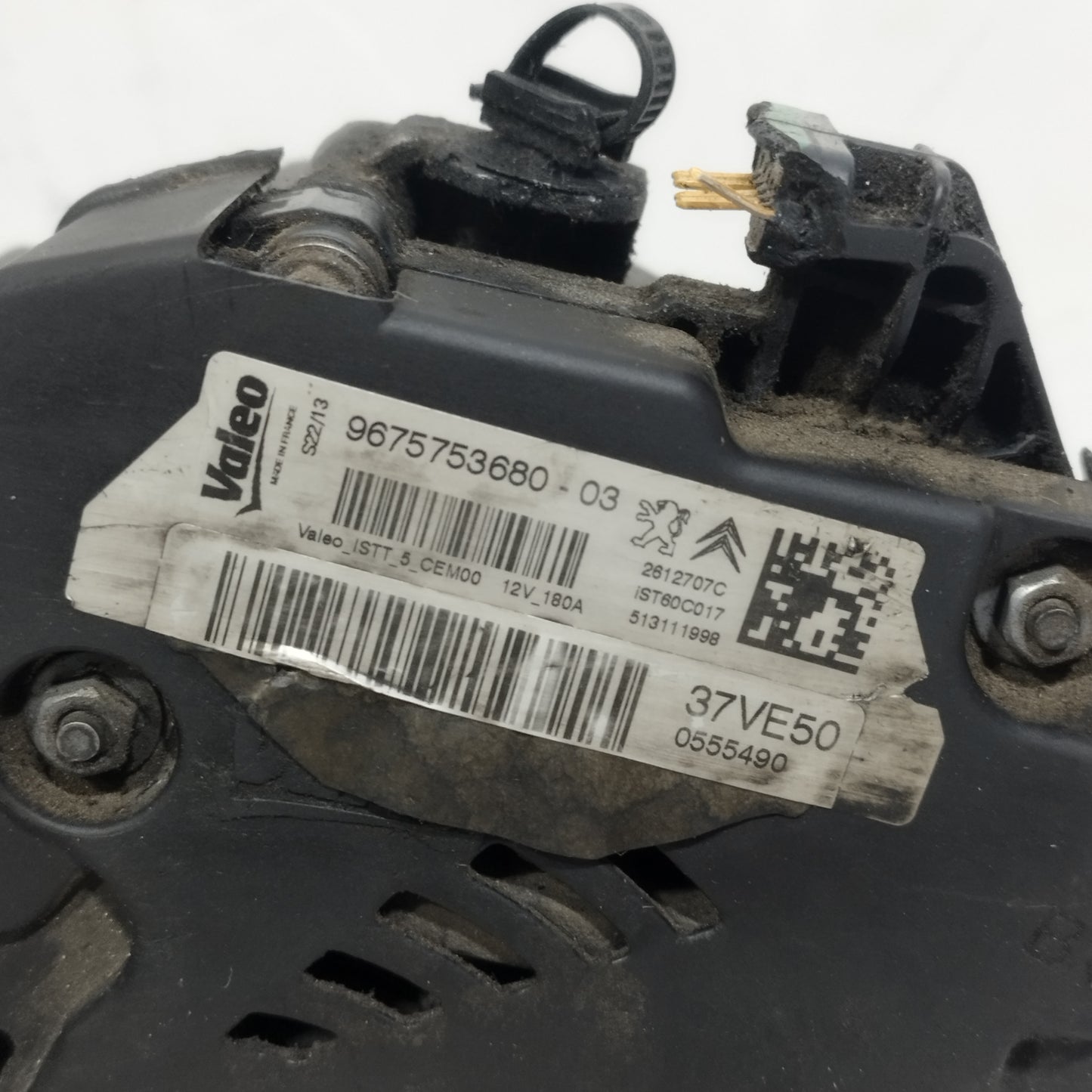 Alternatore Peugeot 308 1.6 D 2011-2014 Start e Stop cod: 9675753680 ecoAC15850