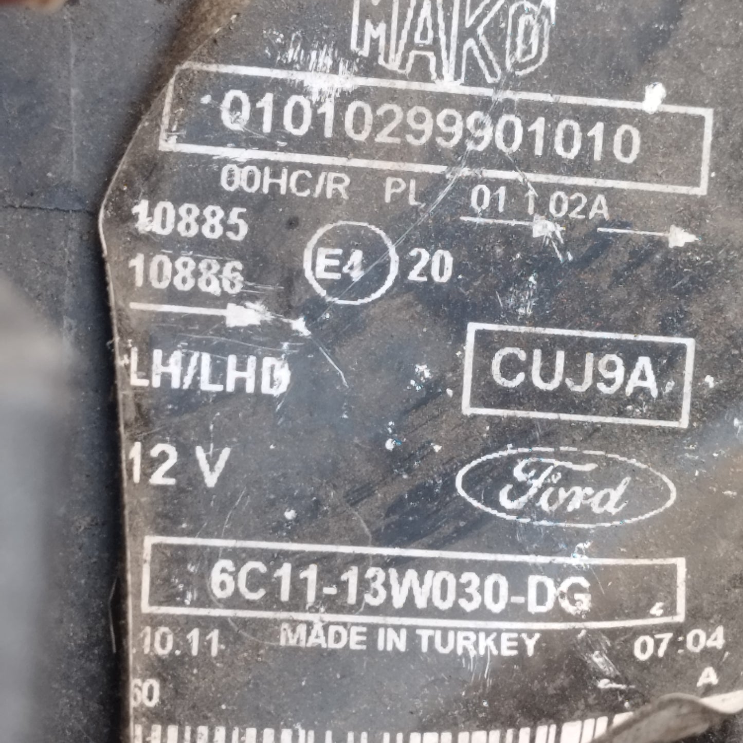 Fanale anteriore sx Ford Transit 2007 cod: 6C11-13W030-DC ecoDM034