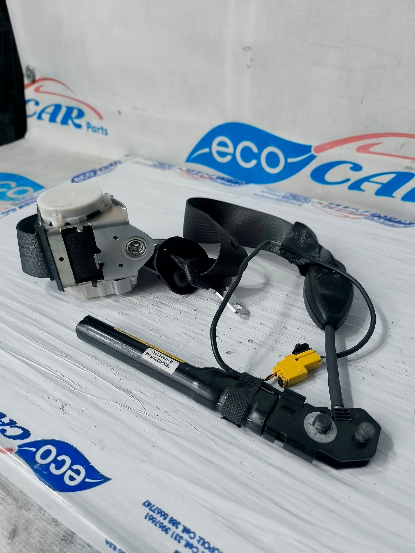 Seat belt complete with pretensioner front right Opel Meriva B Cod.340407288 ecoAG6248