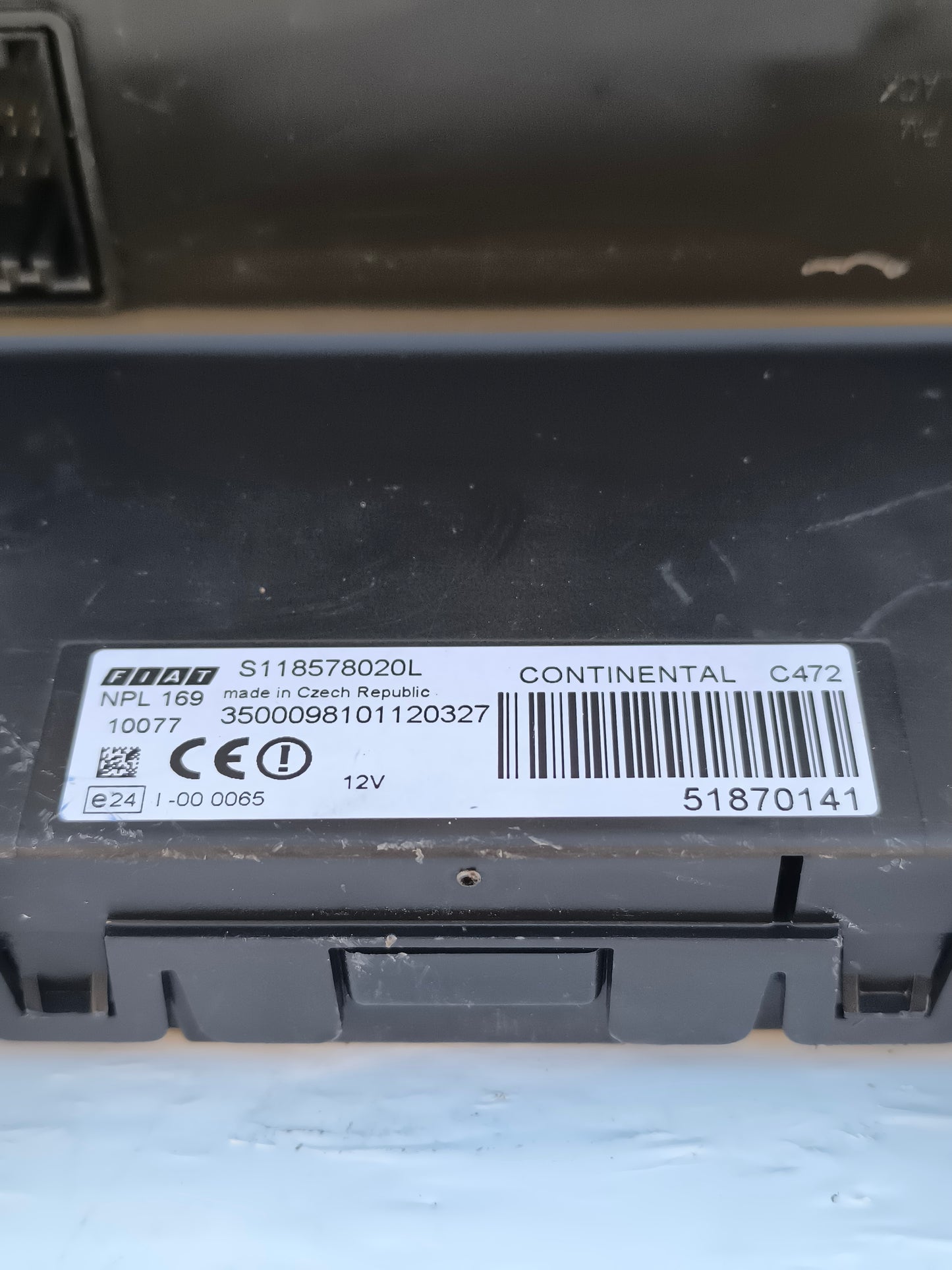 Centralina body computer Fiat Panda 169 1.2 B cod: S118578020L ecoAG7796