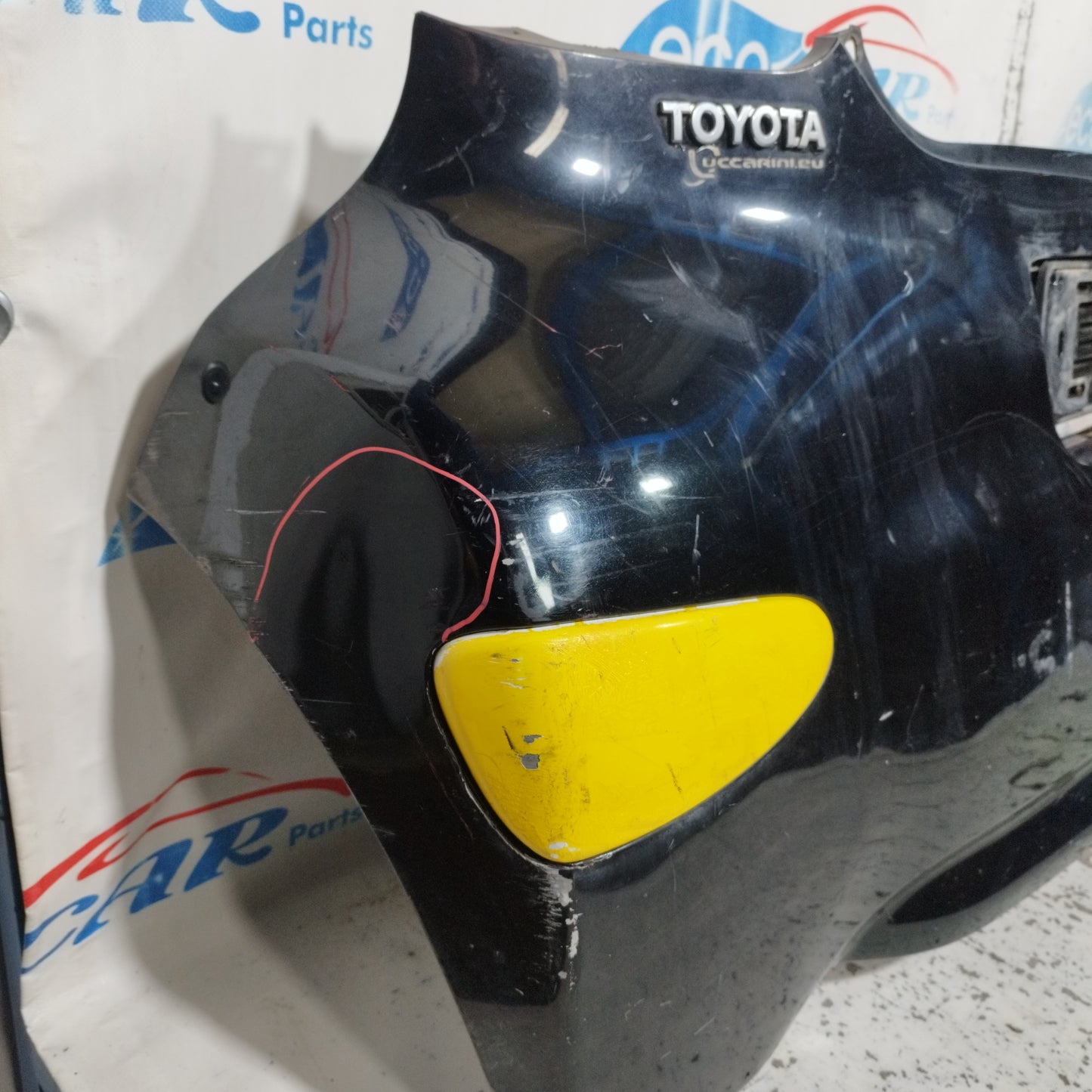 Schwarze Heckstoßstange Toyota Aygo 2006 ecoAC10247