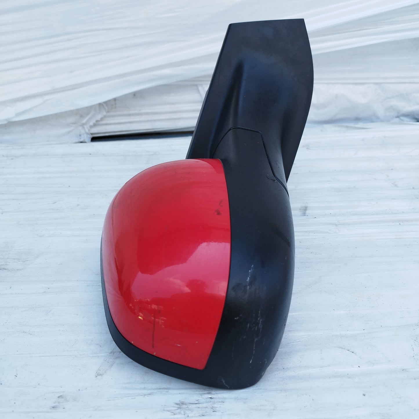 Specchietto manuale anteriore dx rosso Chevrolet Spark (m300) 2010-2015 ecoDM391