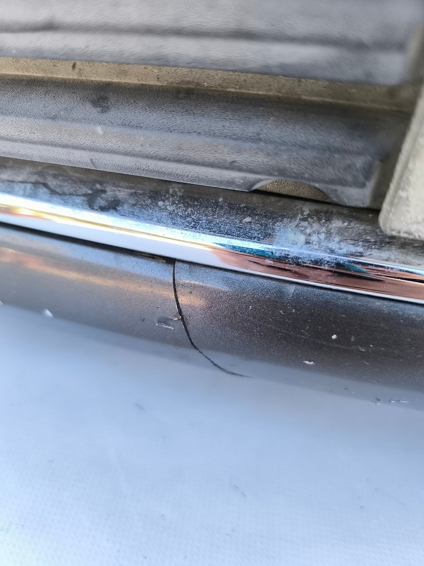 Paraurti anteriore grigio canna di fucile Opel Insignia anno 2010 ecoAG7082