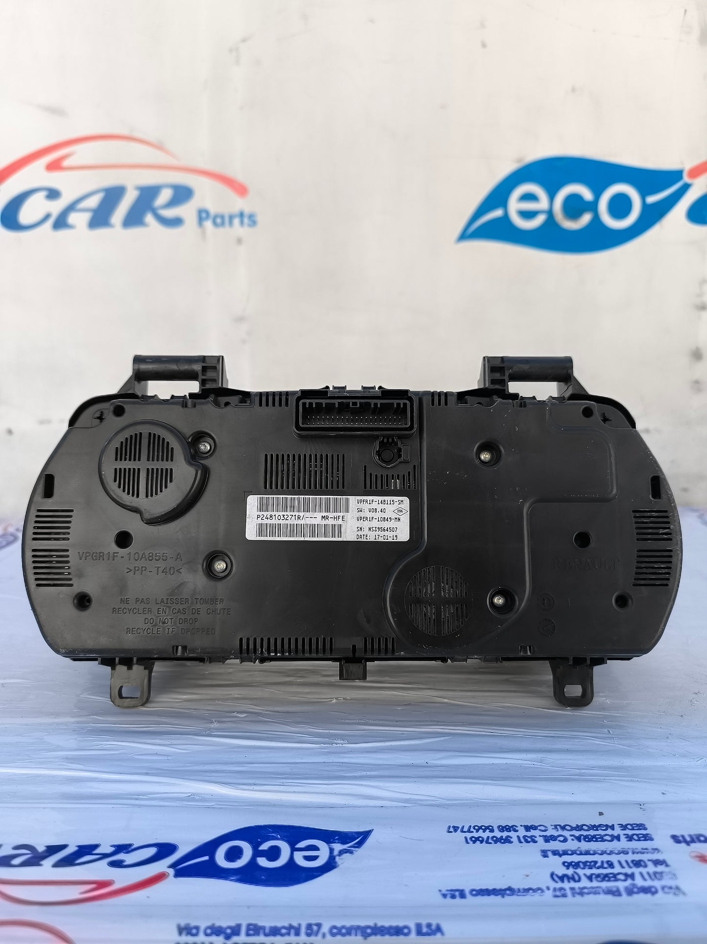 Renault Kadjar 1.5 DCI 2020 Instrumentencluster-Code: p248103271R ecoAG6193