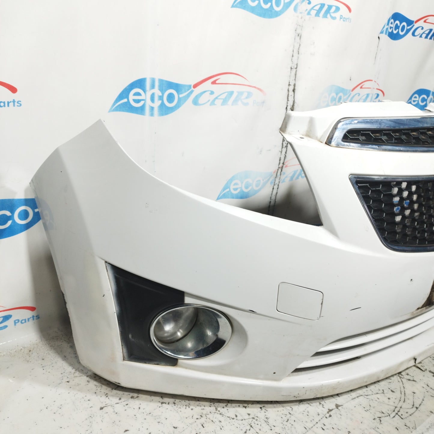 White Front Bumper Chevrolet Spark 2011 ecoAC9702