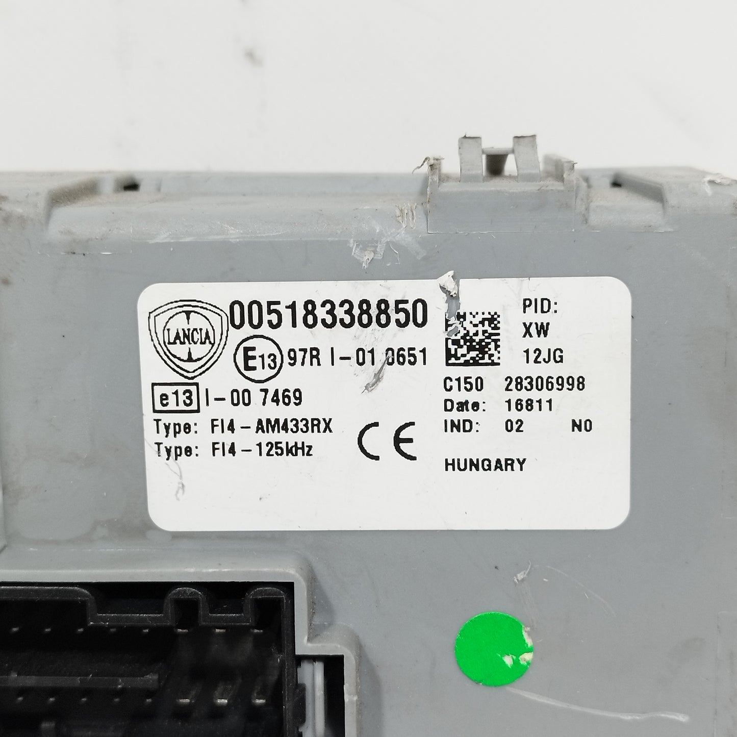 Kit accensione Lancia Ypsilon 0.9 B 2013 Cod: 51903149 ecoAC12494