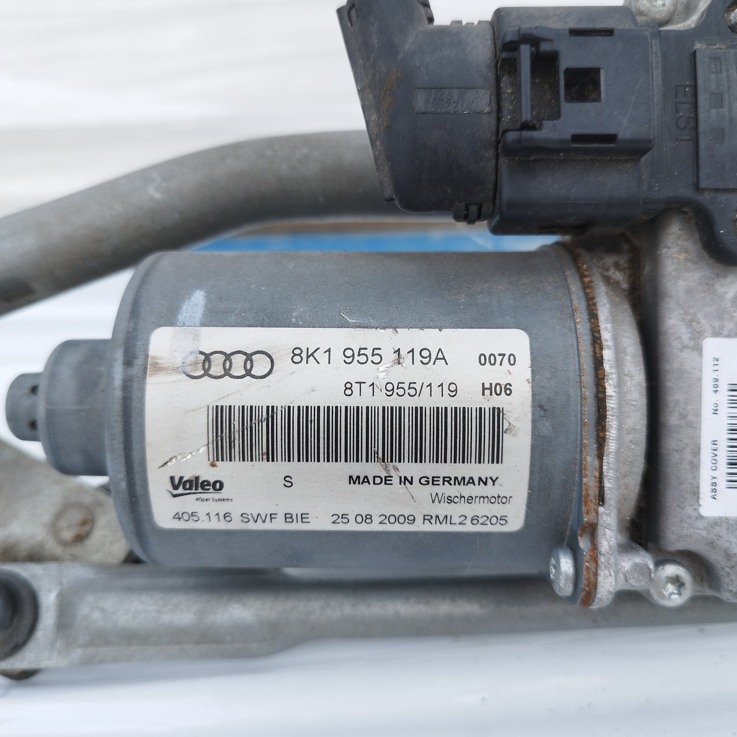 Motorino tergicristalli Audi A4 B8 2007-2015 4 pin cod: 8K1955119A ecoAC15826