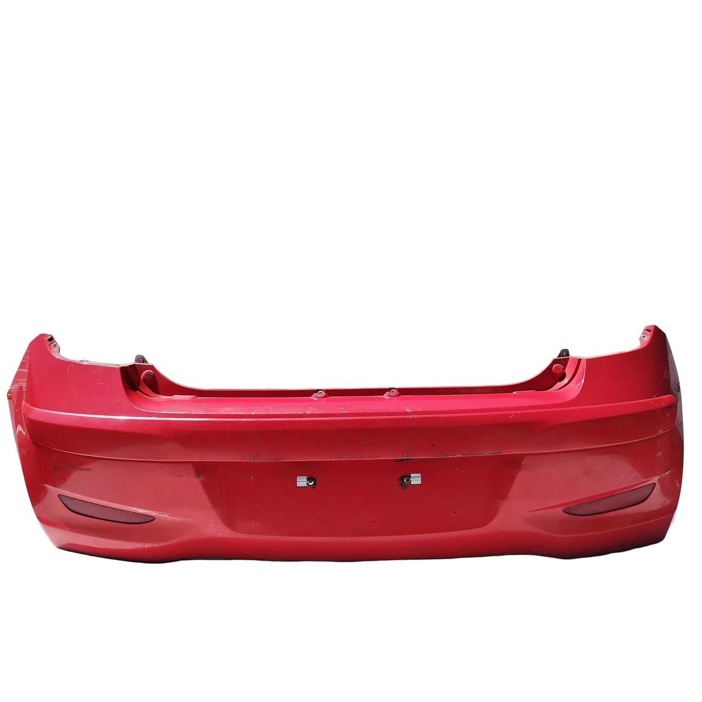 Paraurti posteriore rosso Hyundai I10 I (PA) 2011-2013 Restyling cod: 86611-0X210 ecoDM147