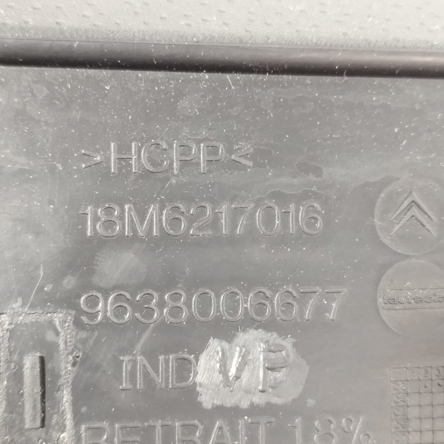 Cassetto portaoggetti Citroen C3 2005 Cod: 18M6217016 ecoAC13774