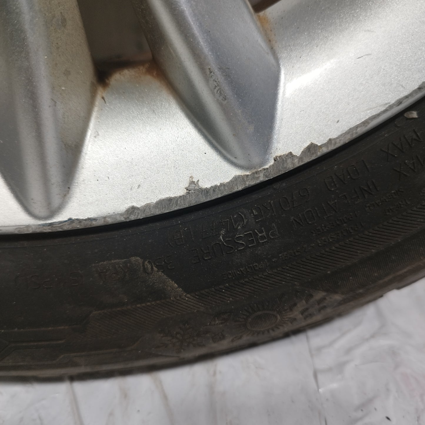 Complete alloy wheels Lancia Delta 2011 ecoAC12231