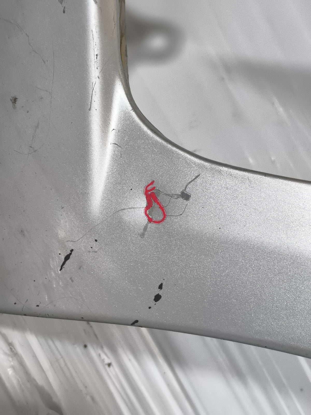Parafango grigio argento dx Fiat Grande Punto 2005-2015 ecoAG9858