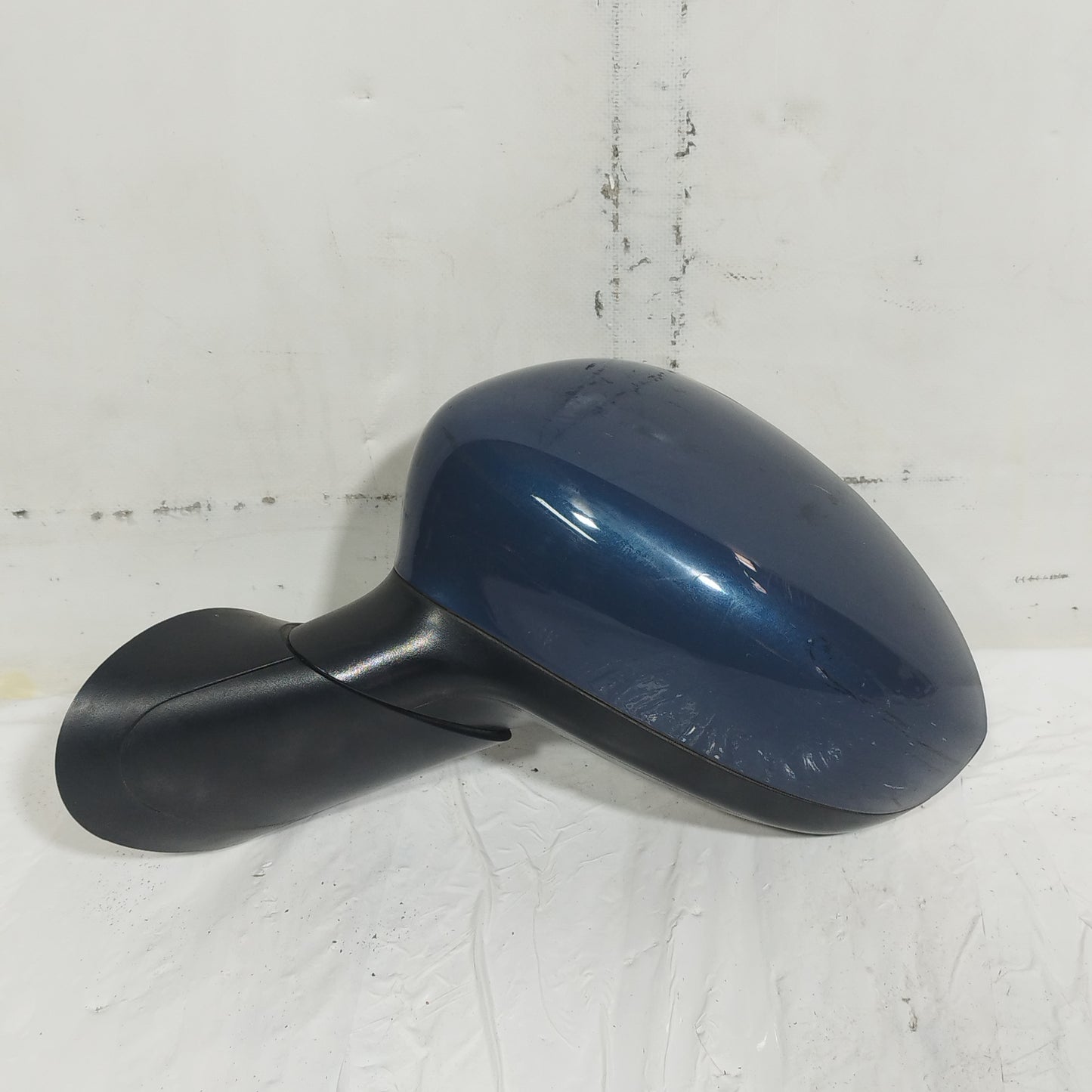 Specchietto elettrico anteriore sx blu impeccabile metallizzato Fiat 500 2008 ecoAC15082
