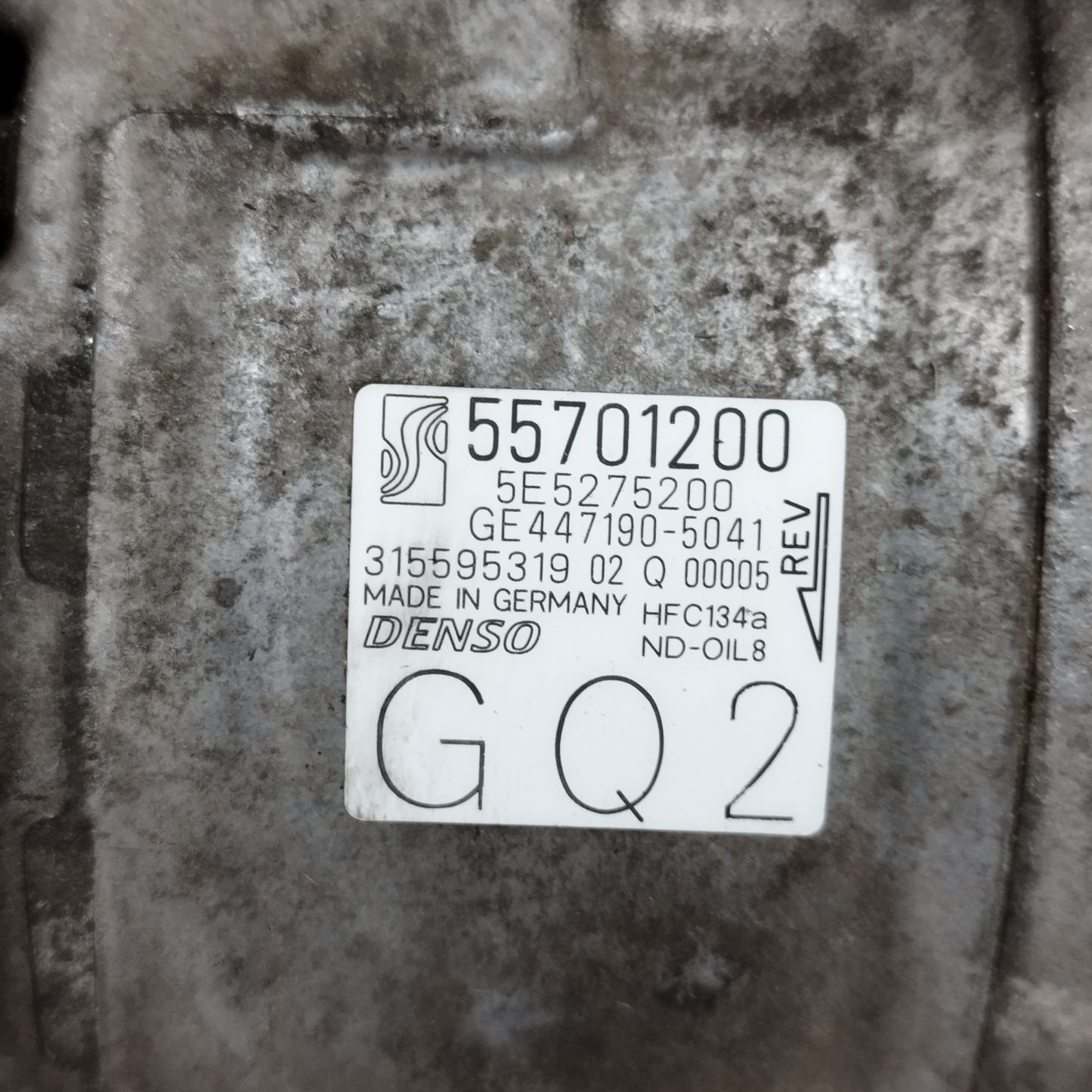 Compressore a / c Opel Corsa D 1.2 B 2006-2012 DENSO cod: 55701200 ecoAC16622