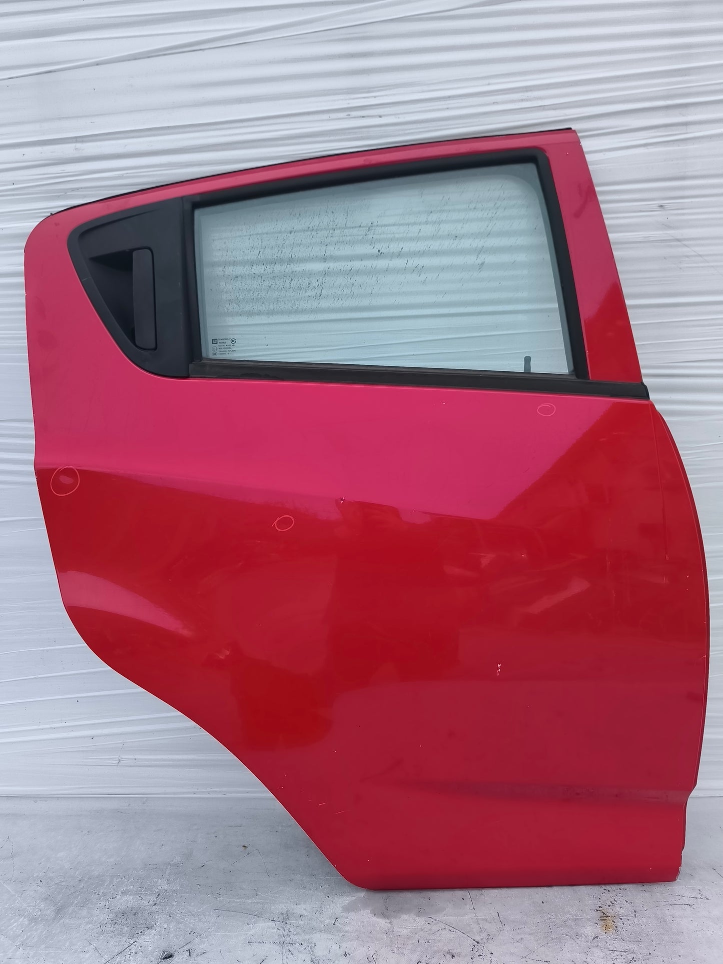 Sportello posteriore dx rosso Chevrolet Spark (m300) 2009-2015 ecoAG7970