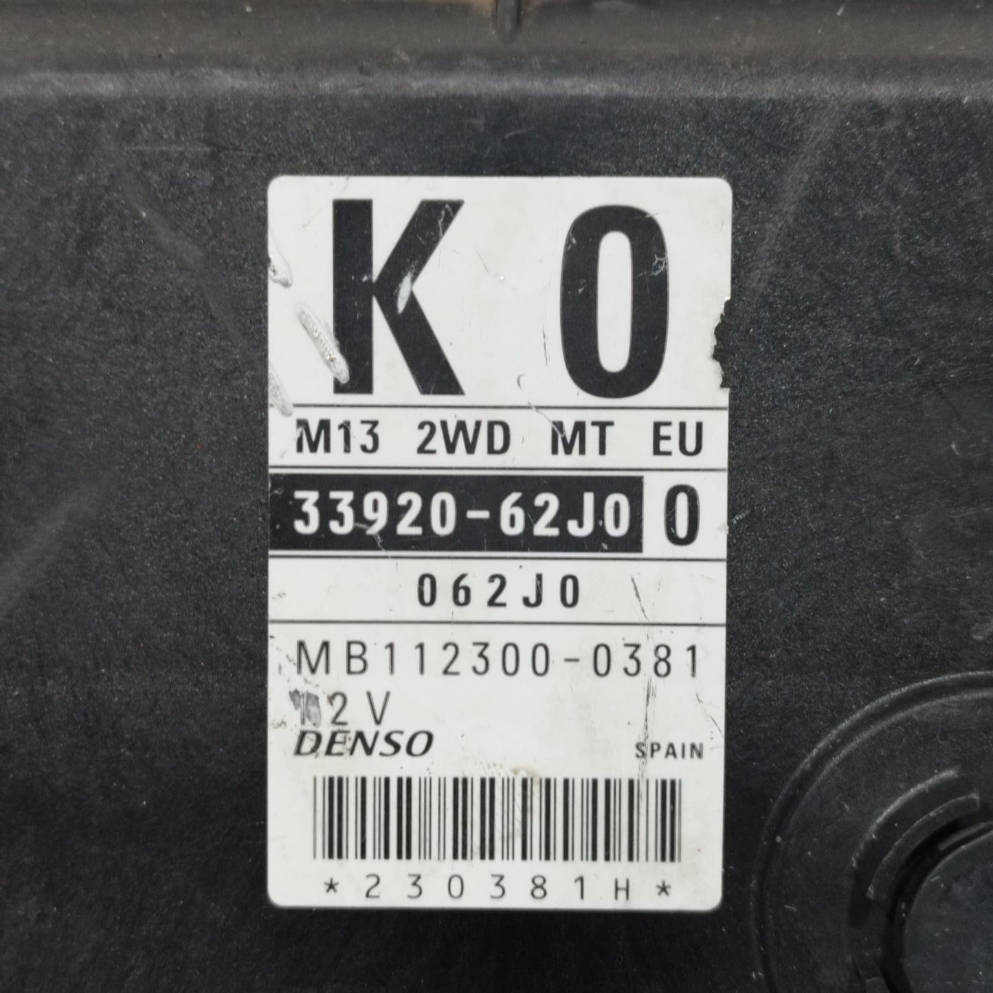 Zündanlage Suzuki Swift 1.3 B 2007 Code: 3390-62J0 ecoAC9534