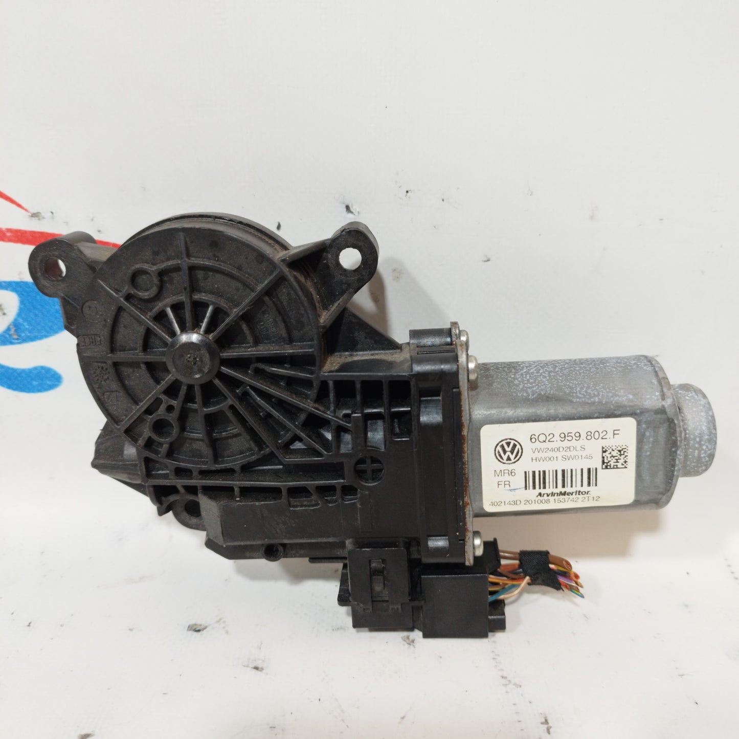 Motorino cremagliera anteriore sx Volkswagen Polo 2008 cod: 6Q2959802F ecoAC10469